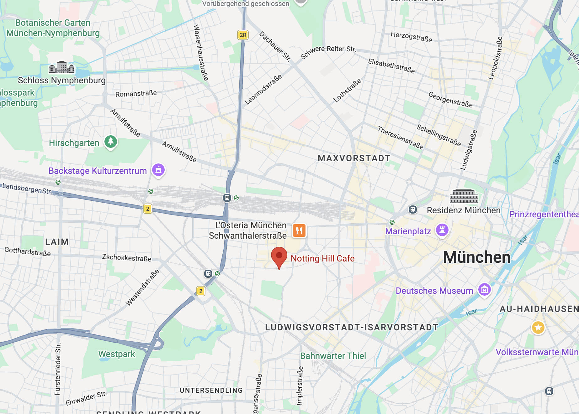 Kartenansicht von München